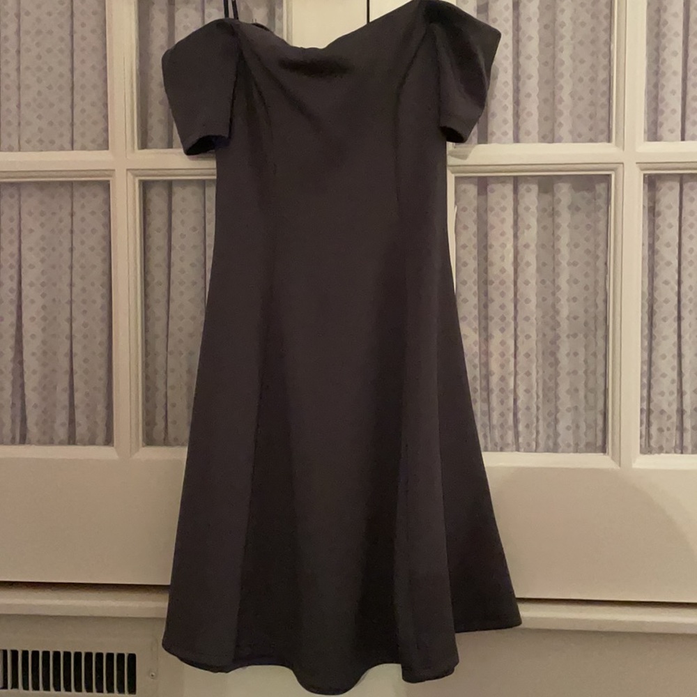 Forever 21 Grey Off Shoulder Dress